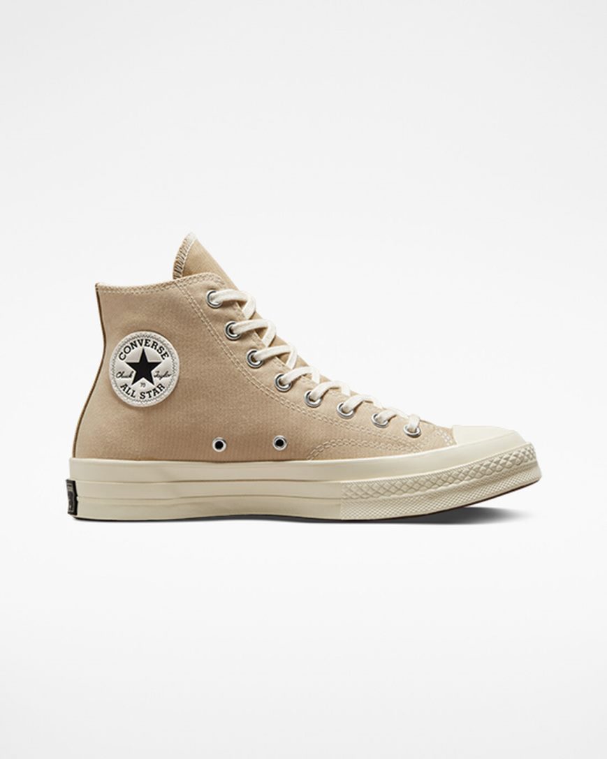 Dámské Boty Vysoké Converse Chuck 70 Tri-Panel Béžový | CZ ADUP68